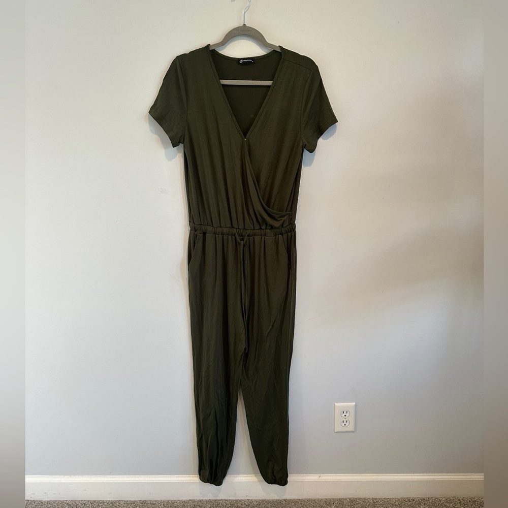 Olive Green Women's Jumpsuit